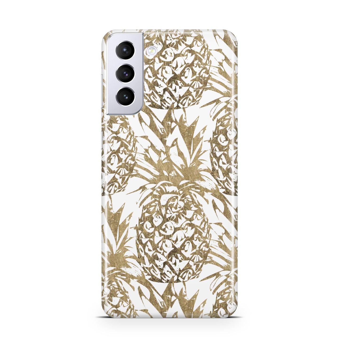 Gold Pineapple Fruit Samsung S21 Plus Case