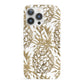 Gold Pineapple Fruit iPhone 13 Pro Full Wrap 3D Snap Case