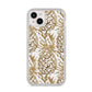 Gold Pineapple Fruit iPhone 14 Plus Glitter Tough Case Starlight