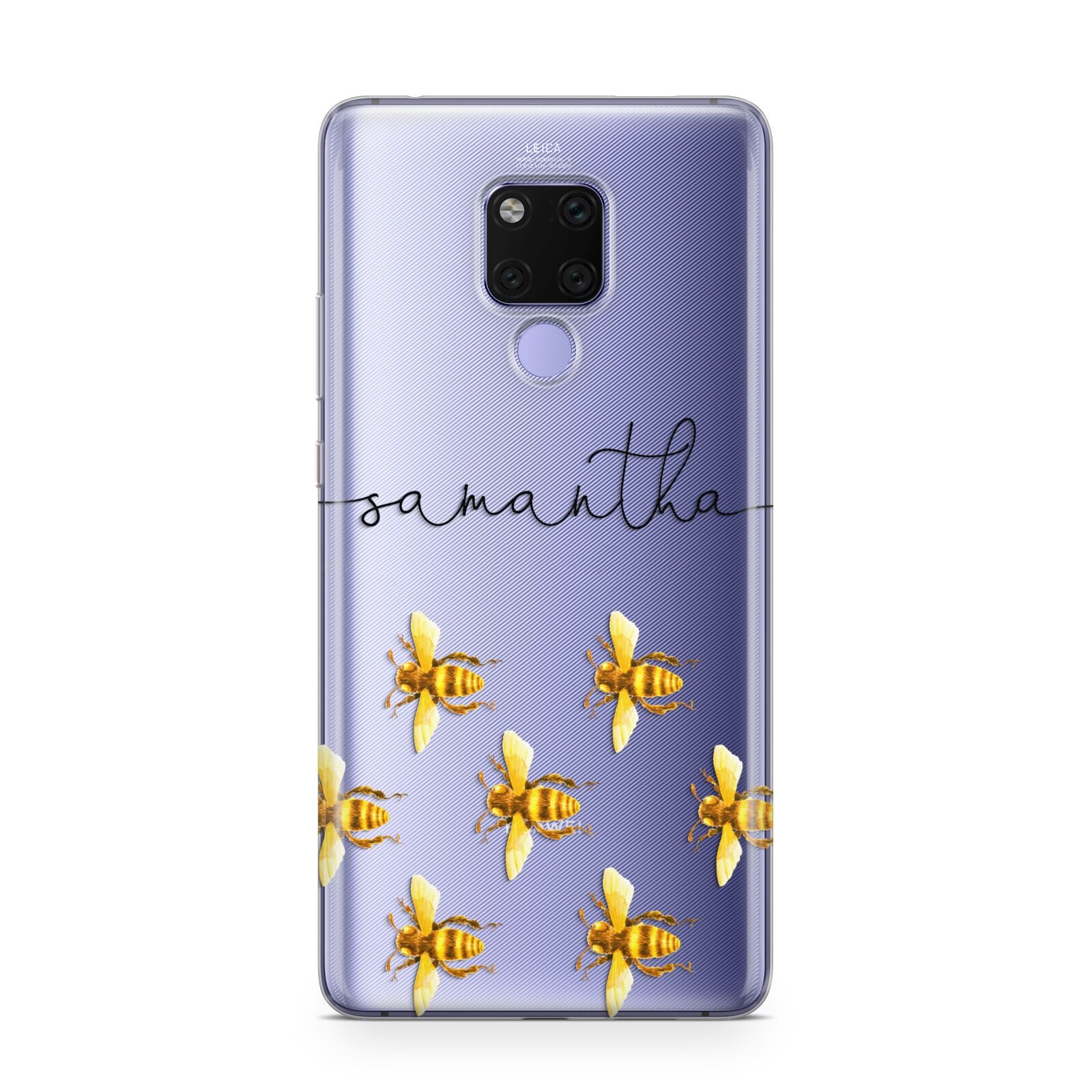 Golden Bees Personalised Name Huawei Mate 20X Phone Case