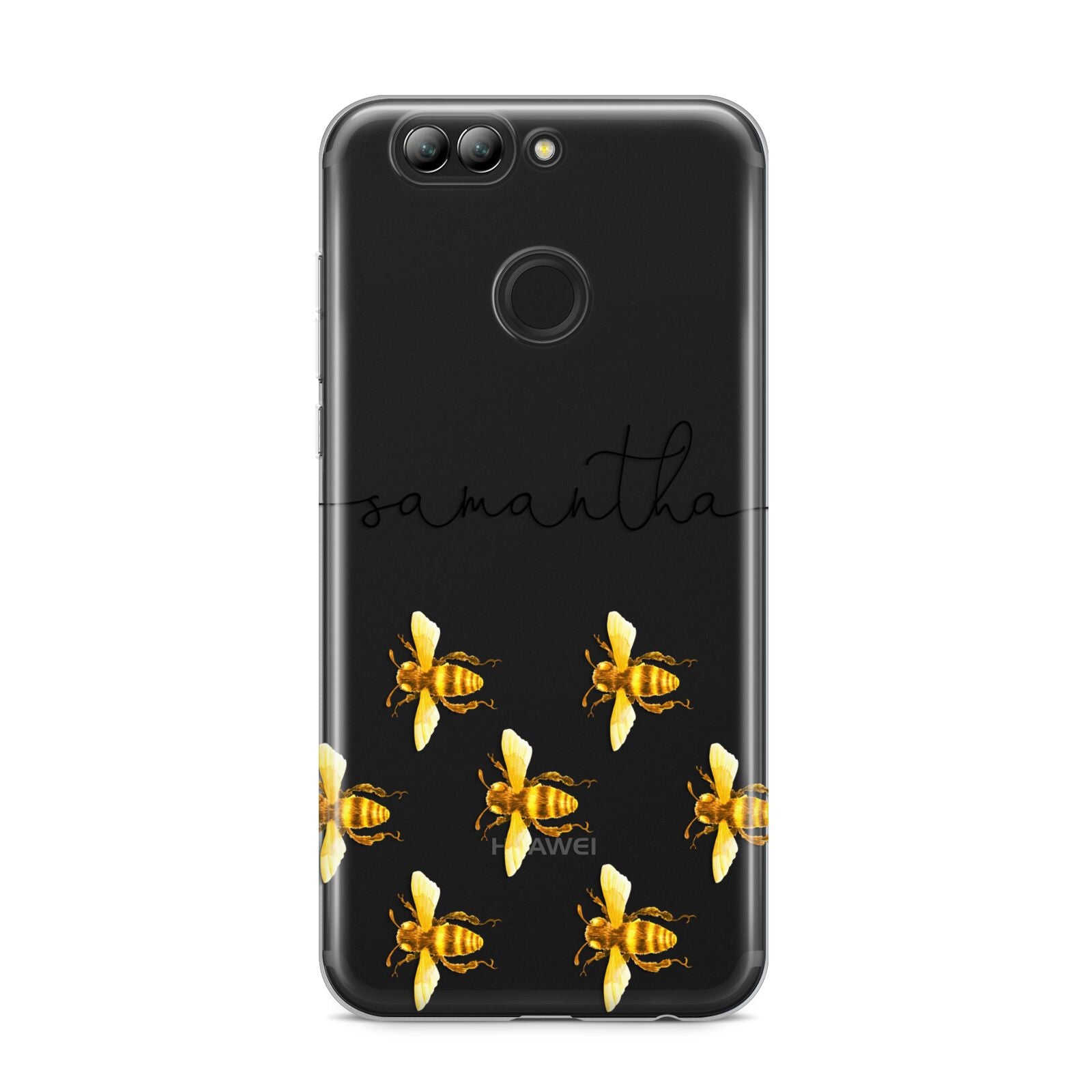 Golden Bees Personalised Name Huawei Nova 2s Phone Case