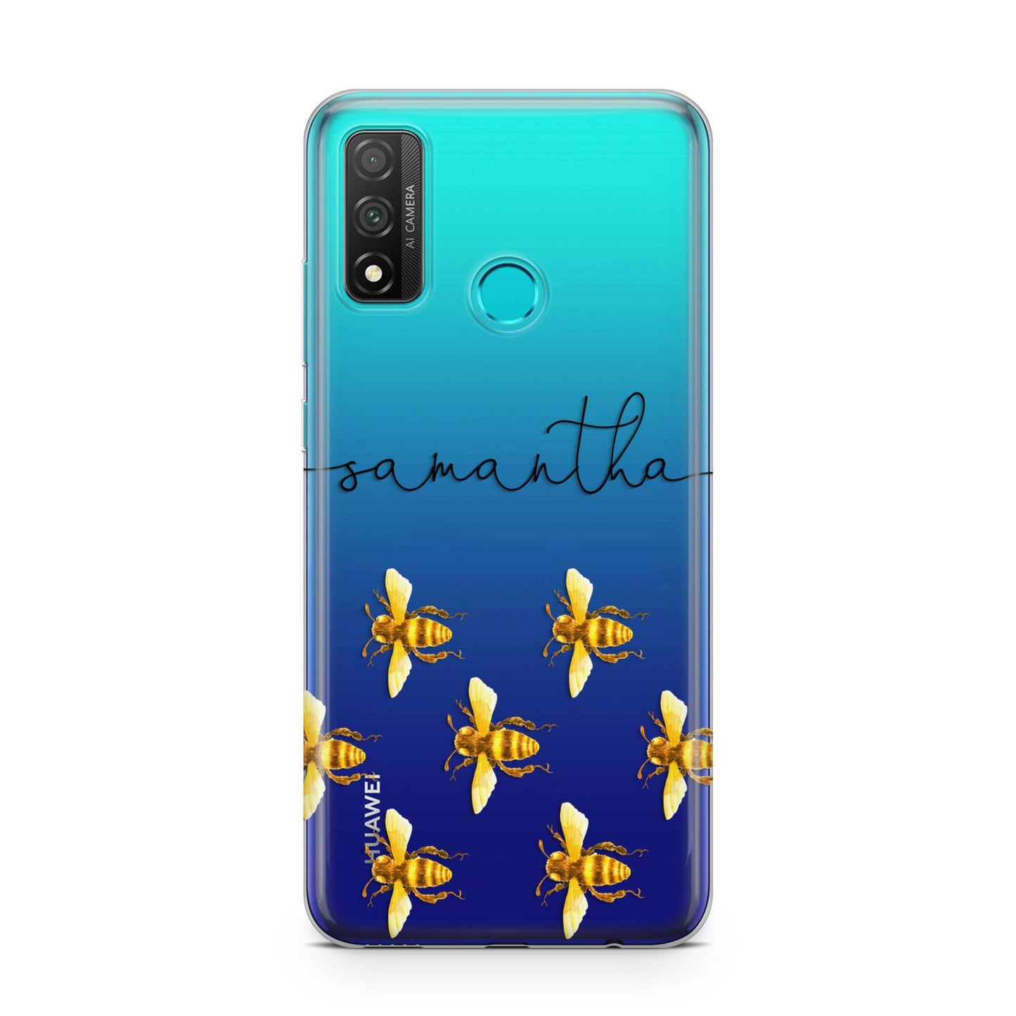 Golden Bees Personalised Name Huawei P Smart 2020