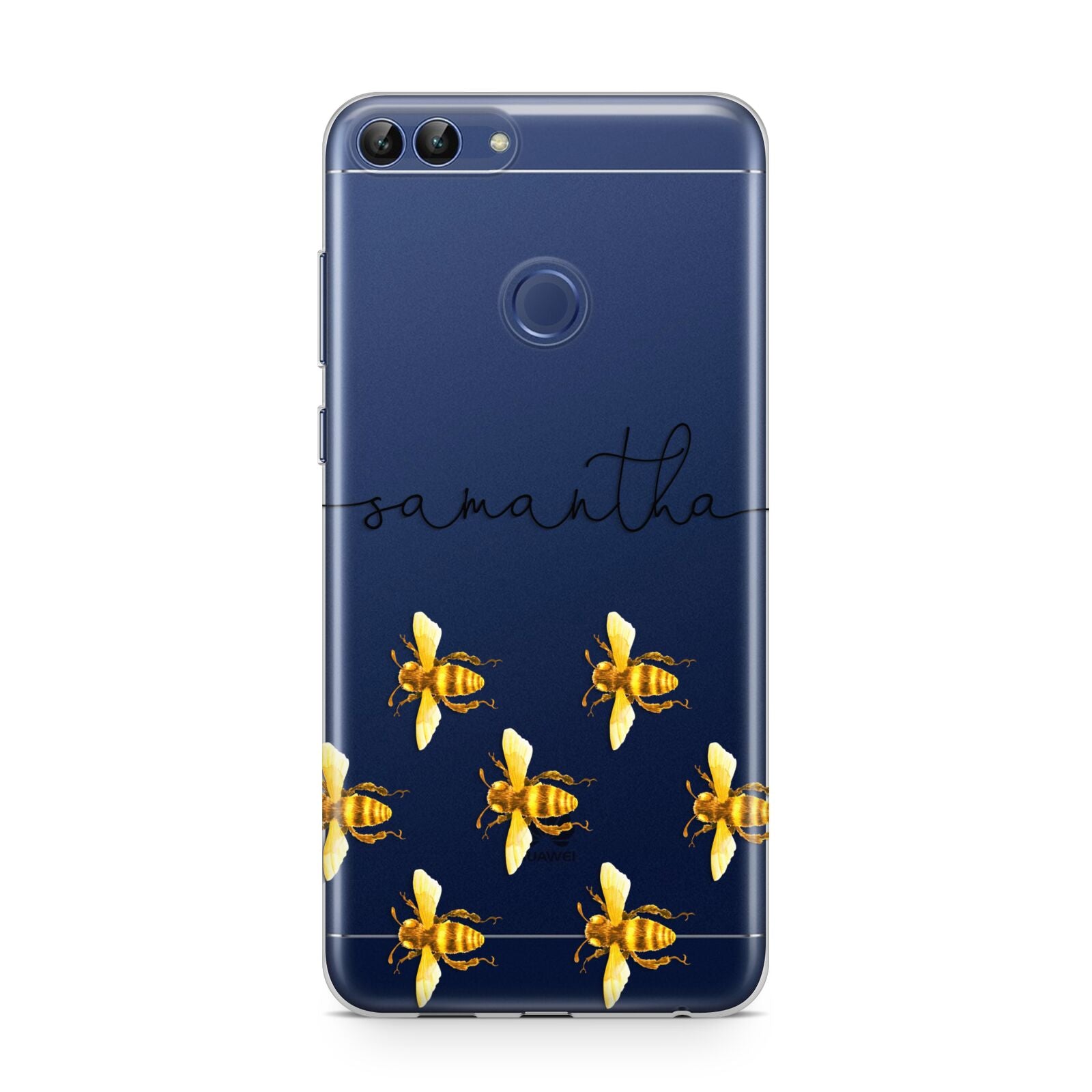 Golden Bees Personalised Name Huawei P Smart Case