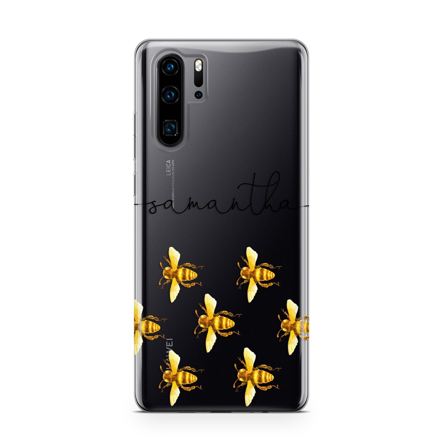 Golden Bees Personalised Name Huawei P30 Pro Phone Case