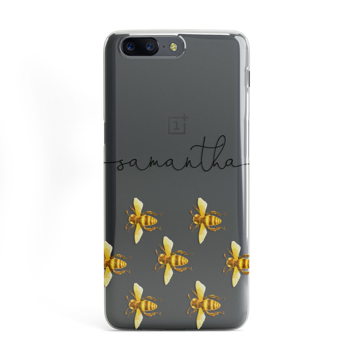 Golden Bees Personalised Name OnePlus Case