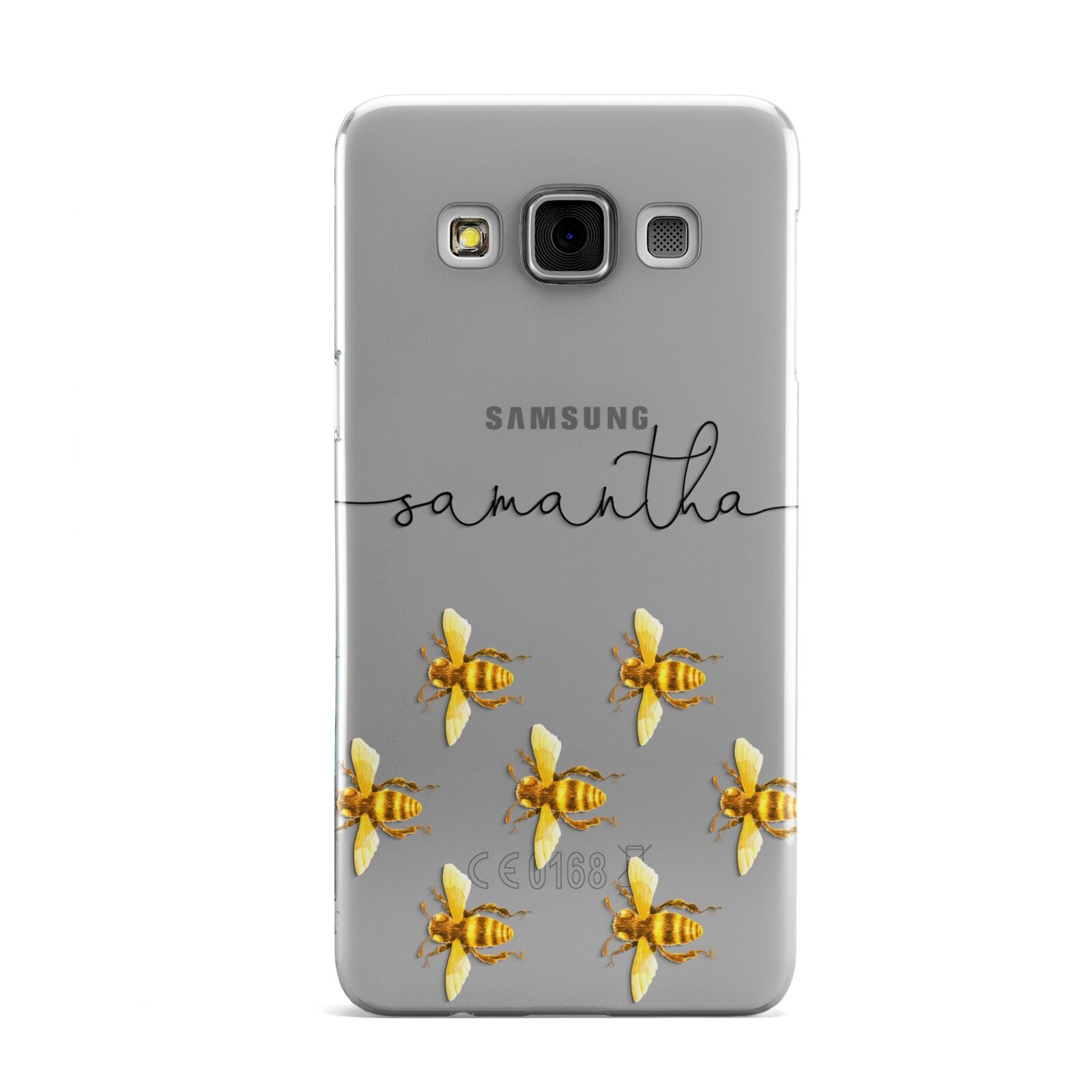 Golden Bees Personalised Name Samsung Galaxy A3 Case