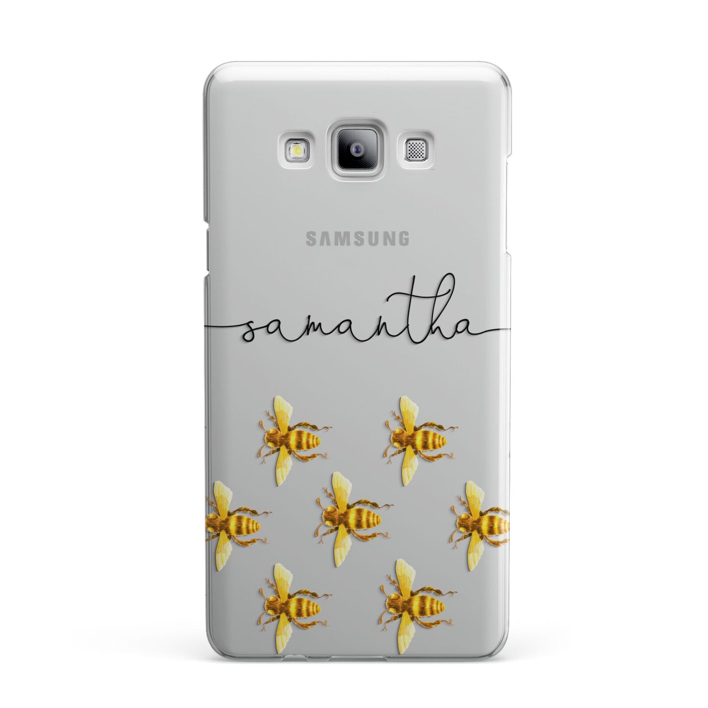 Golden Bees Personalised Name Samsung Galaxy A7 2015 Case