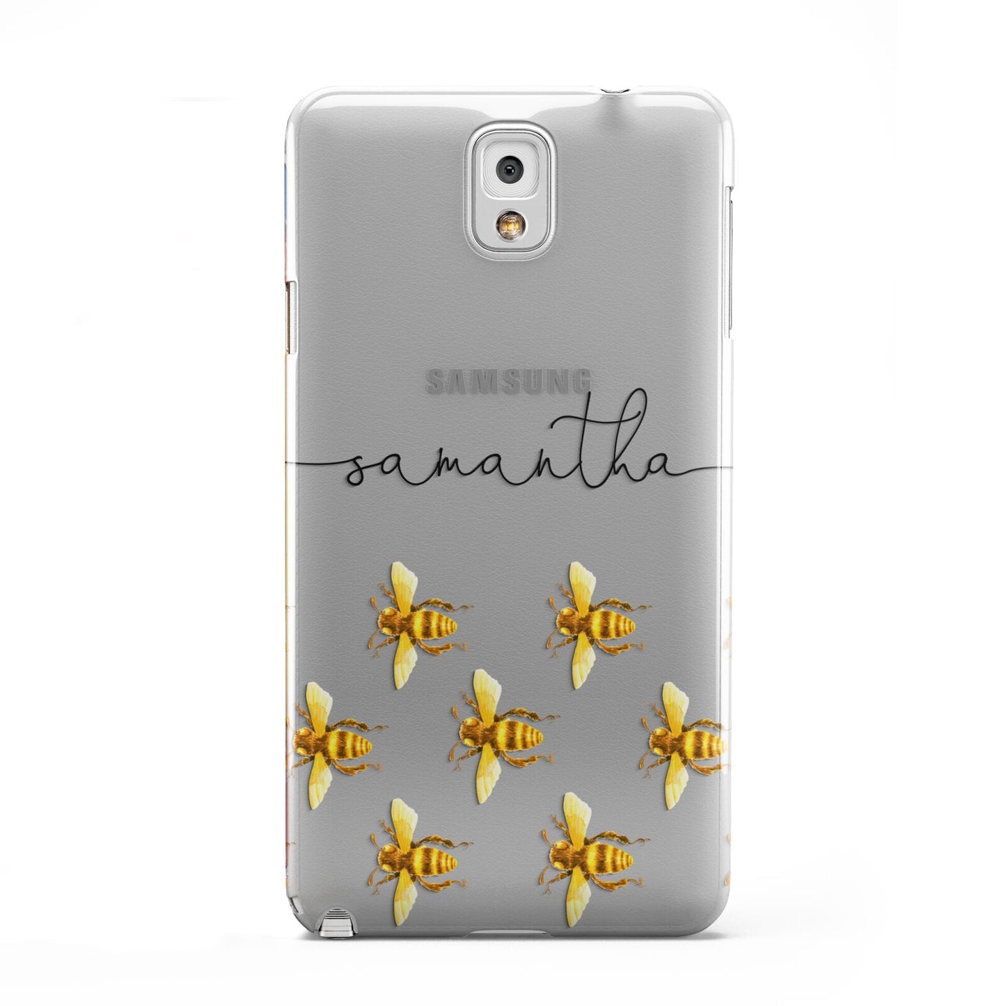 Golden Bees Personalised Name Samsung Galaxy Note 3 Case