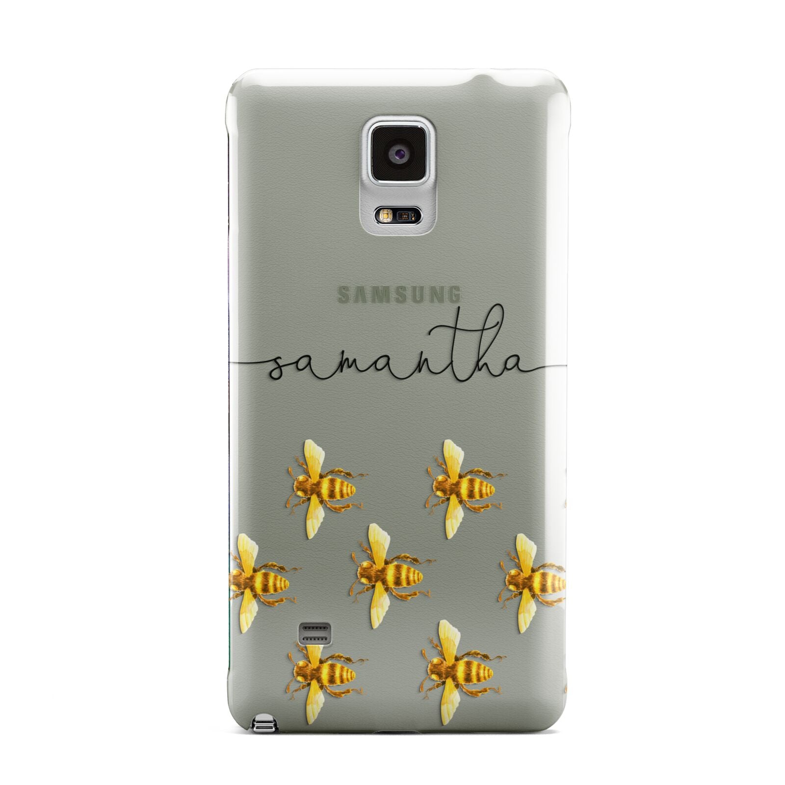 Golden Bees Personalised Name Samsung Galaxy Note 4 Case