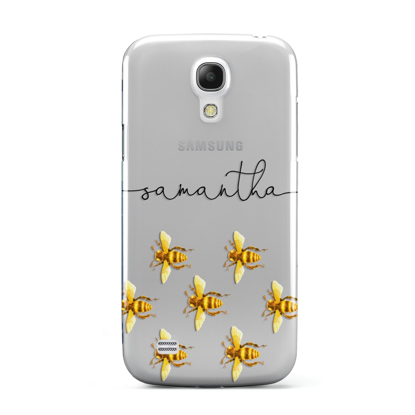 Golden Bees Personalised Name Samsung Galaxy S4 Mini Case