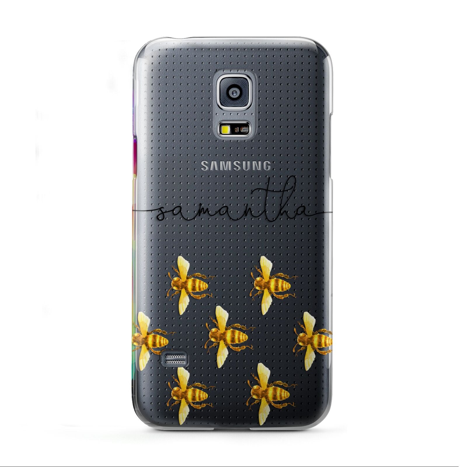 Golden Bees Personalised Name Samsung Galaxy S5 Mini Case