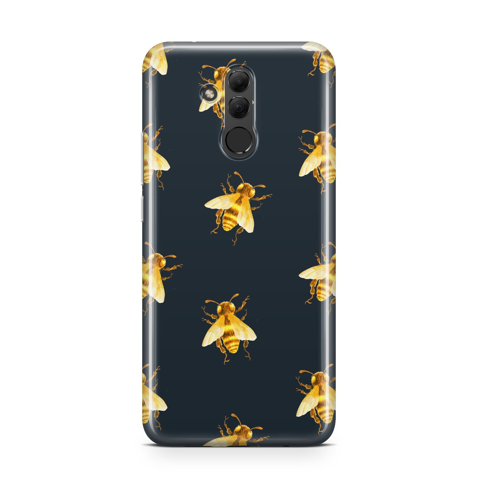 Golden Bees with Navy Background Huawei Mate 20 Lite