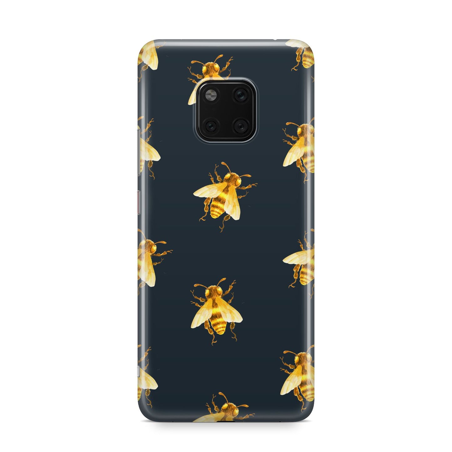 Golden Bees with Navy Background Huawei Mate 20 Pro Phone Case