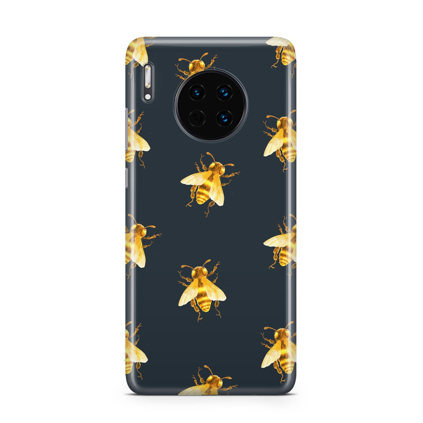 Golden Bees with Navy Background Huawei Mate 30