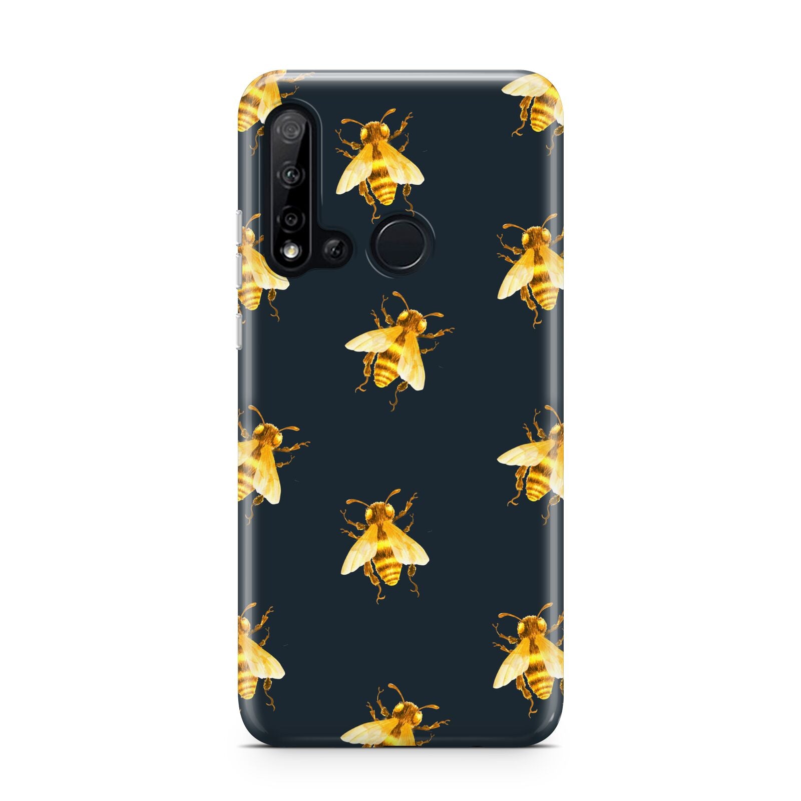 Golden Bees with Navy Background Huawei P20 Lite 5G Phone Case