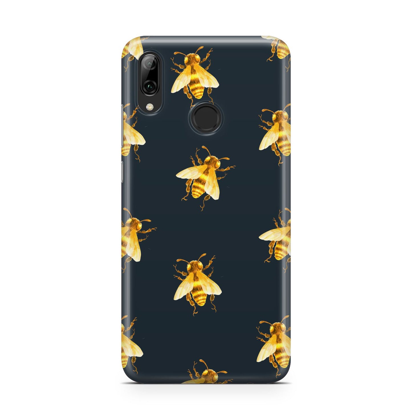 Golden Bees with Navy Background Huawei Y7 2019