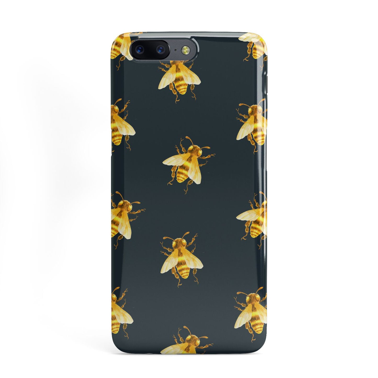 Golden Bees with Navy Background OnePlus Case