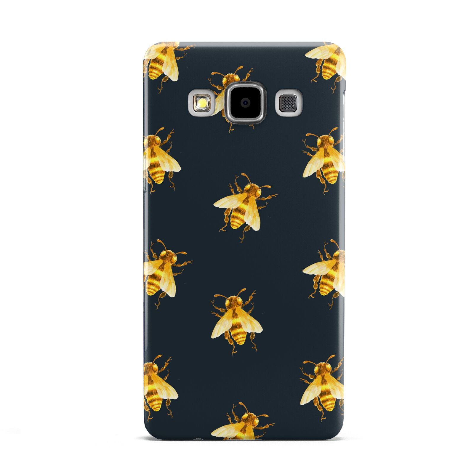 Golden Bees with Navy Background Samsung Galaxy A5 Case