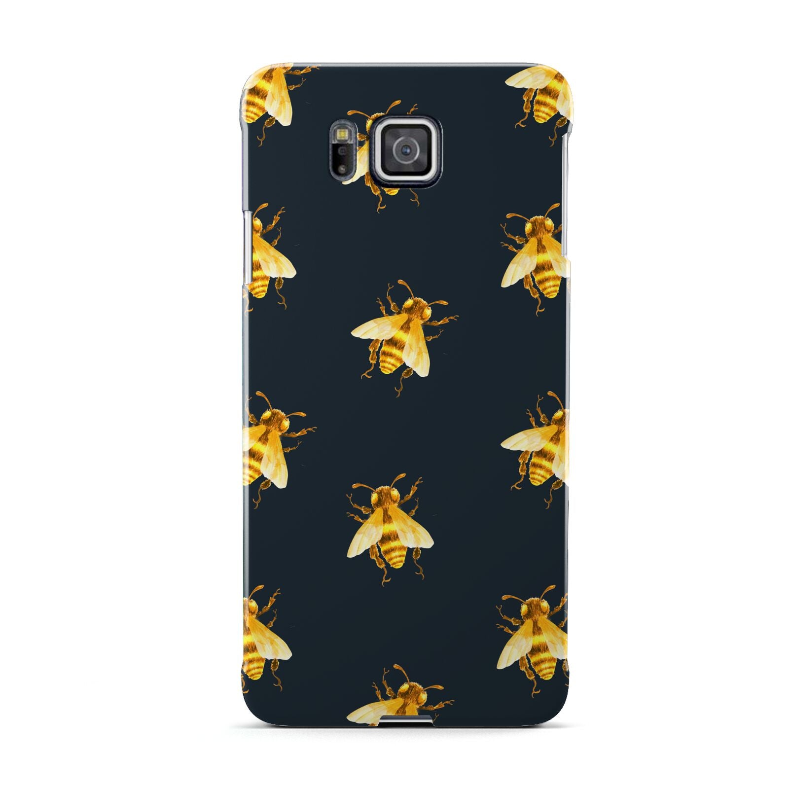 Golden Bees with Navy Background Samsung Galaxy Alpha Case