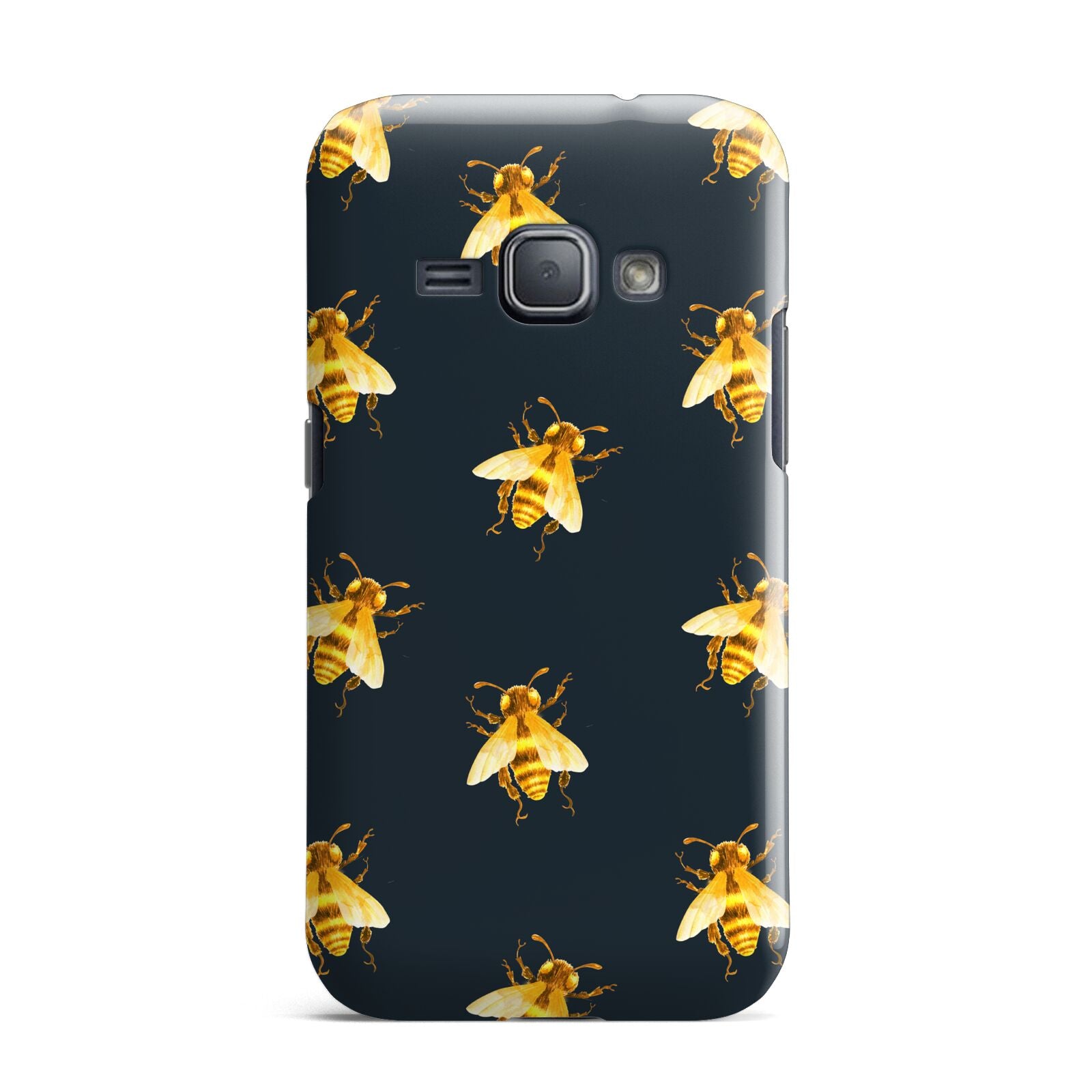 Golden Bees with Navy Background Samsung Galaxy J1 2016 Case