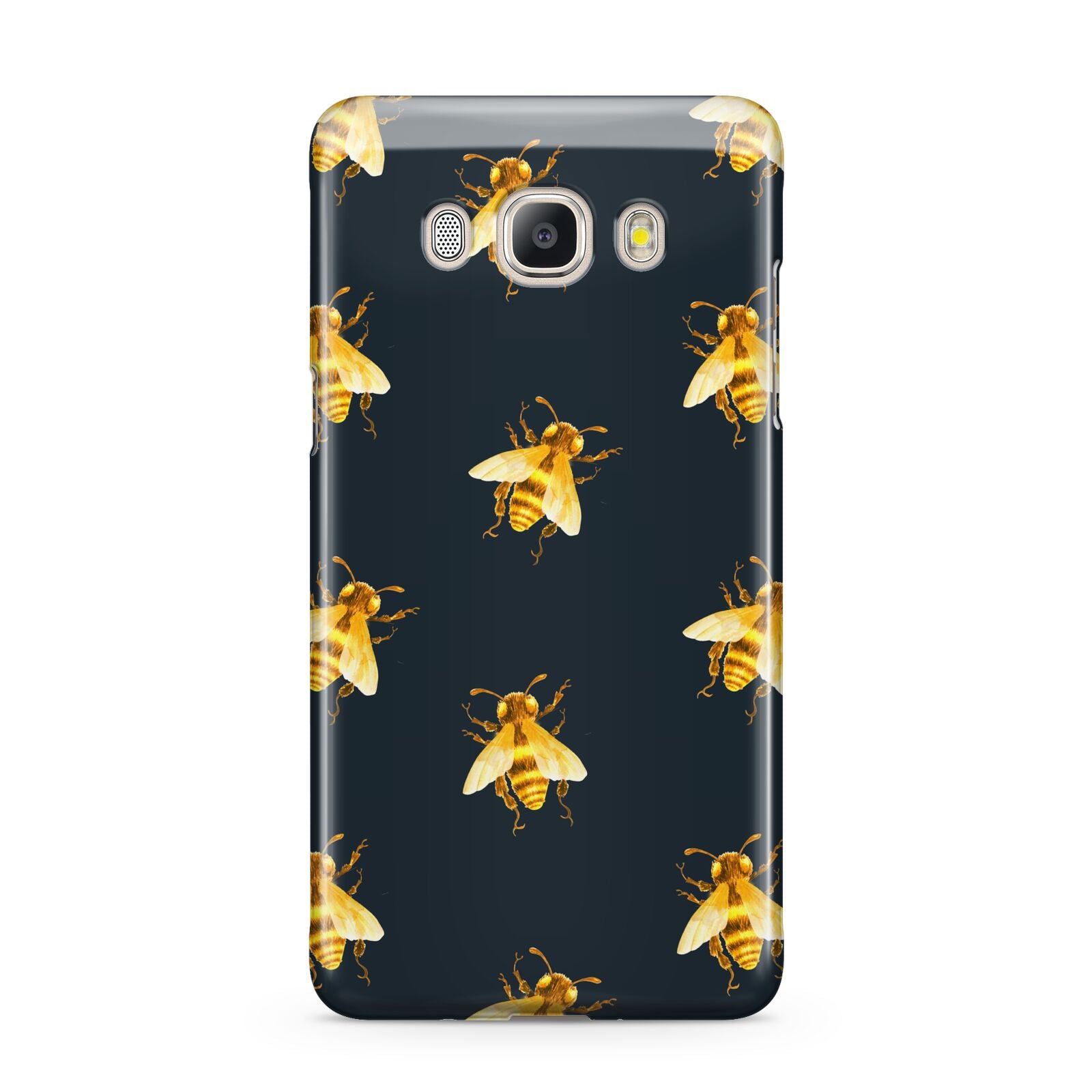 Golden Bees with Navy Background Samsung Galaxy J5 2016 Case