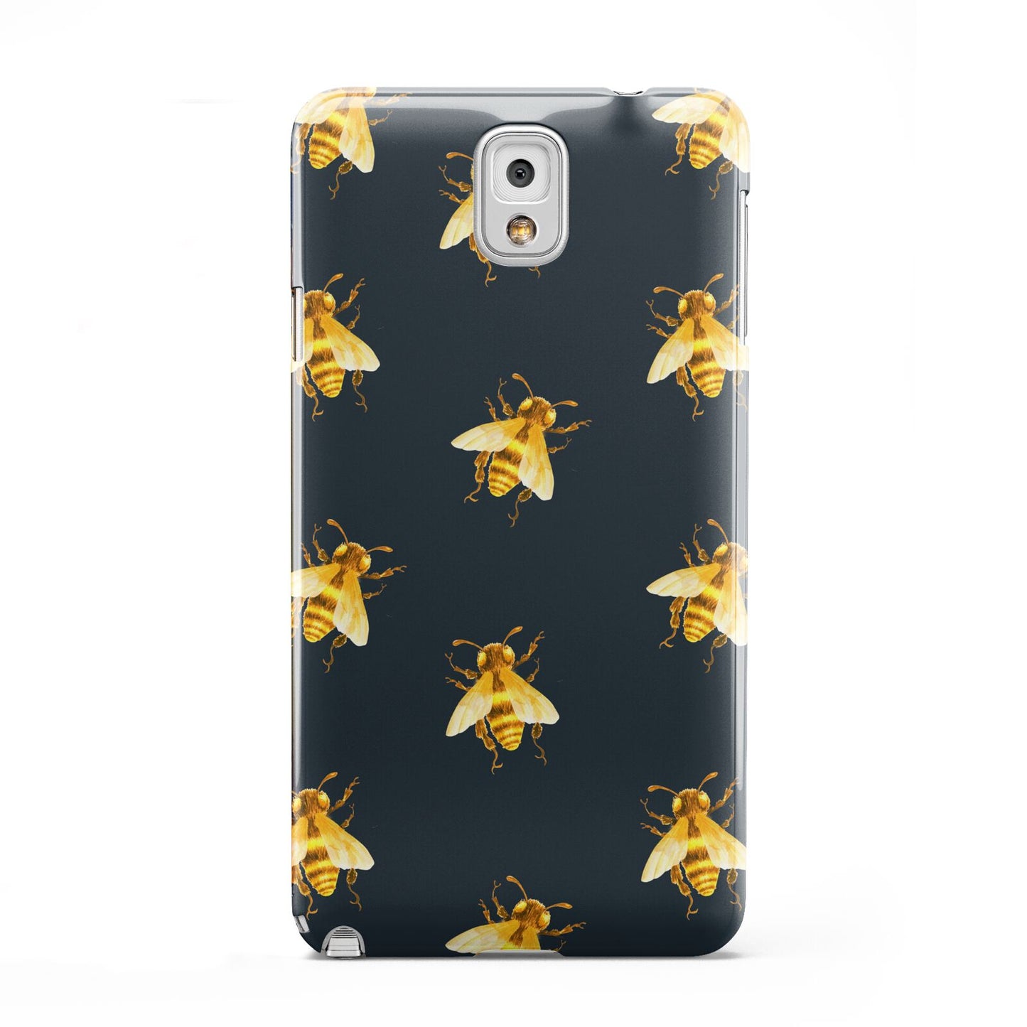 Golden Bees with Navy Background Samsung Galaxy Note 3 Case