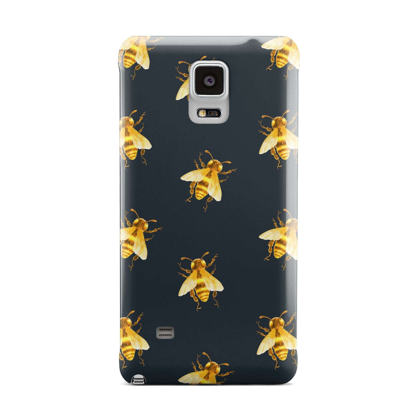 Golden Bees with Navy Background Samsung Galaxy Note 4 Case