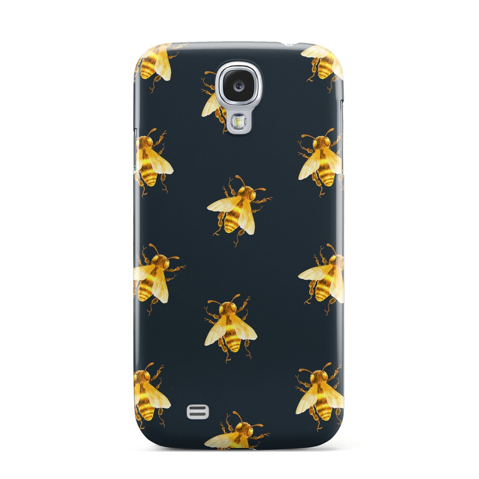 Golden Bees with Navy Background Samsung Galaxy S4 Case