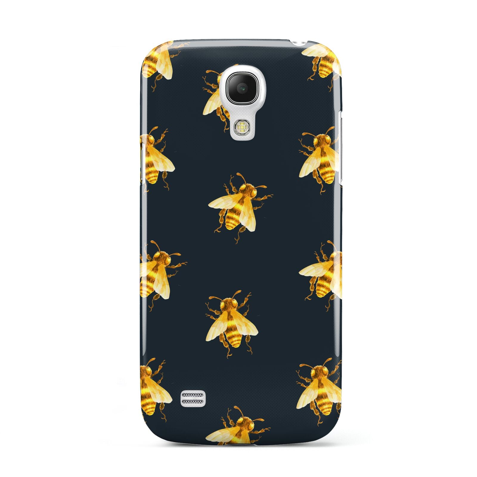 Golden Bees with Navy Background Samsung Galaxy S4 Mini Case