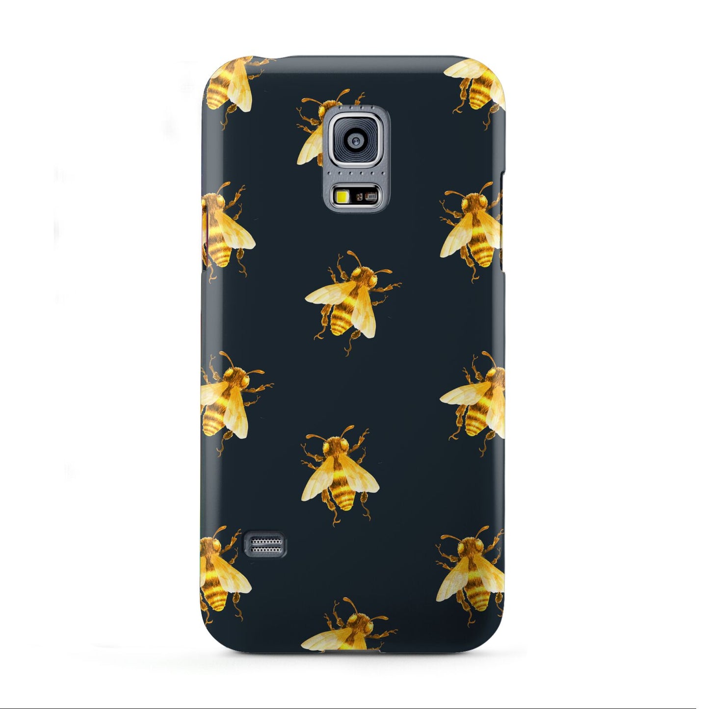 Golden Bees with Navy Background Samsung Galaxy S5 Mini Case