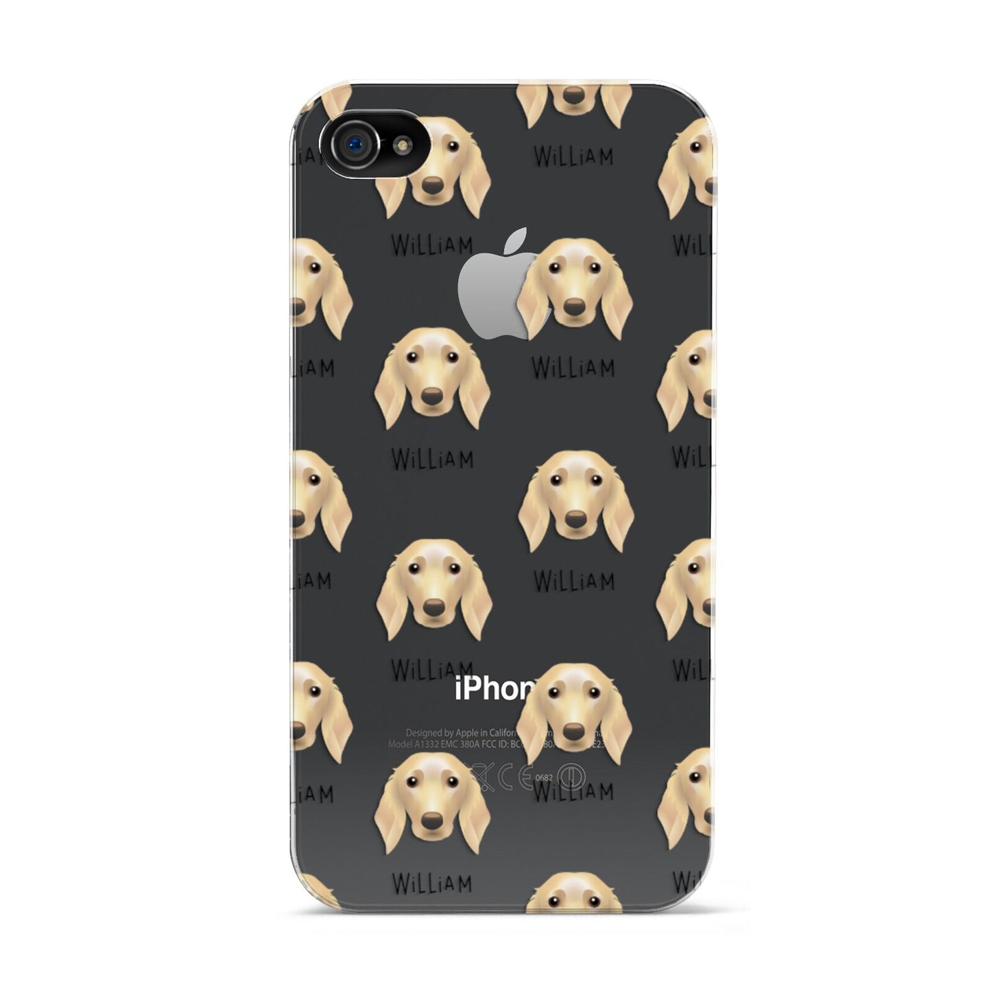 Golden Dox Icon with Name Apple iPhone 4s Case