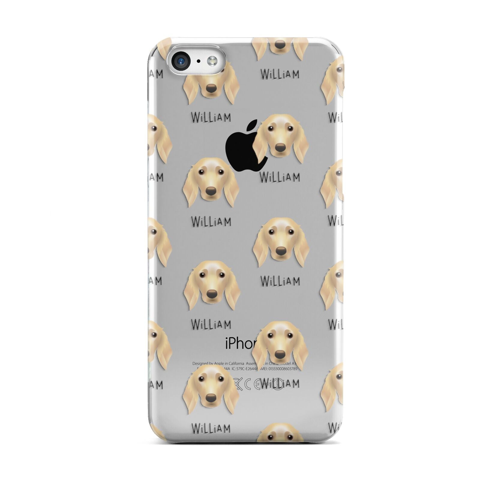 Golden Dox Icon with Name Apple iPhone 5c Case