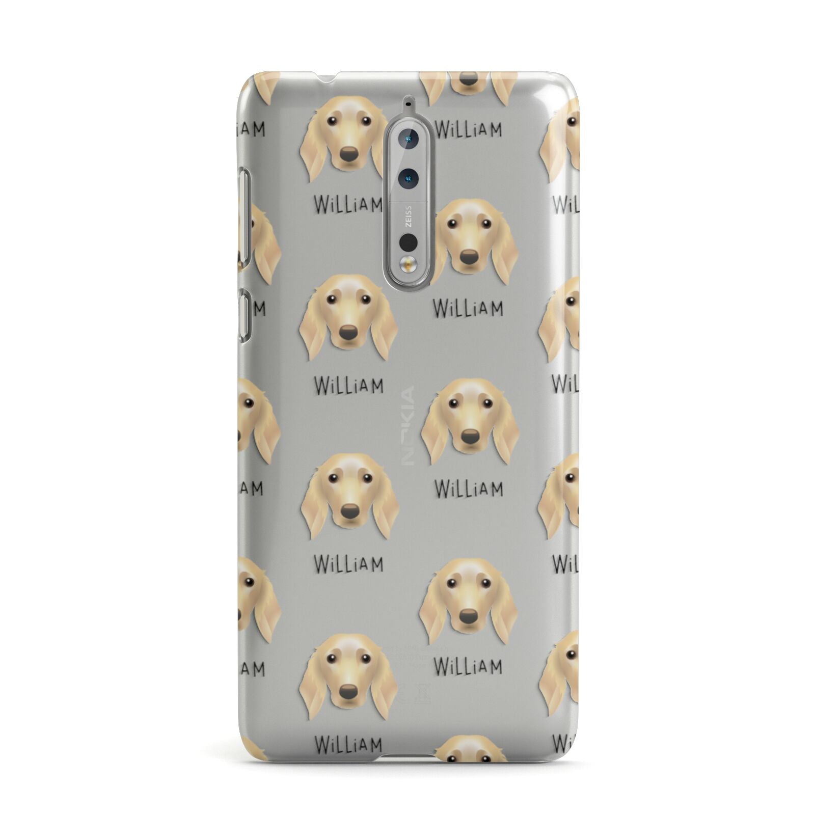 Golden Dox Icon with Name Nokia Case