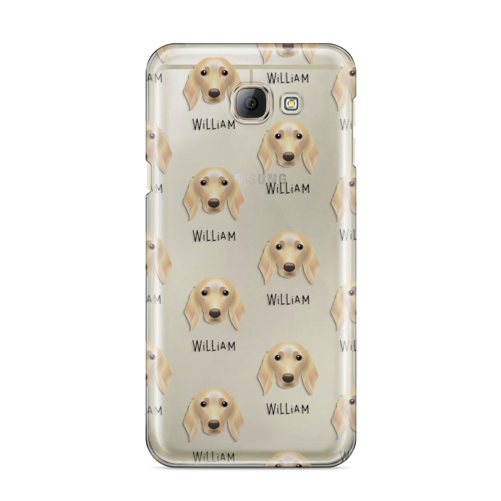 Golden Dox Icon with Name Samsung Galaxy A8 2016 Case