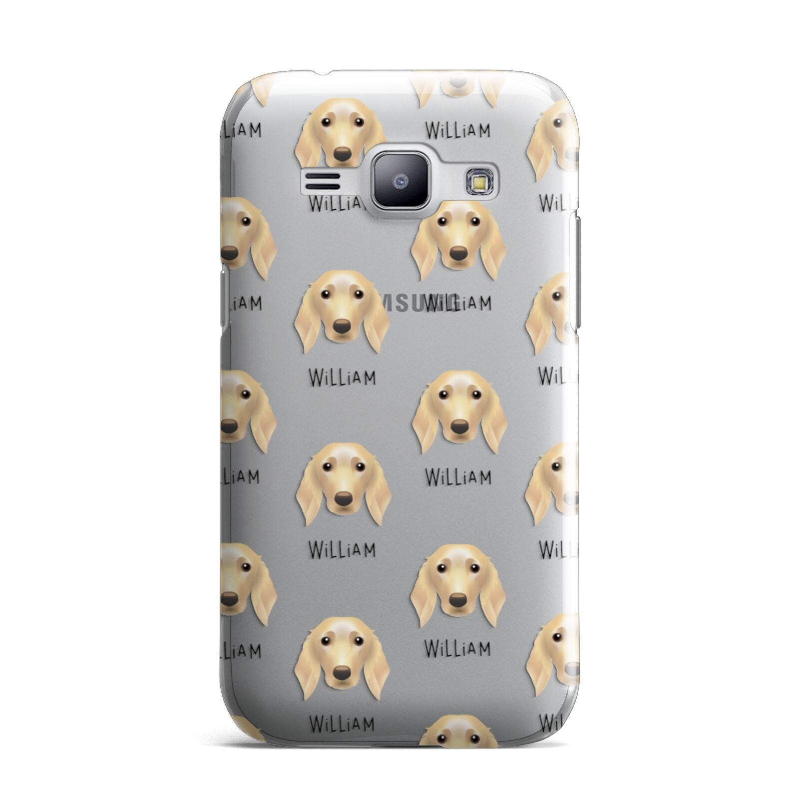 Golden Dox Icon with Name Samsung Galaxy J1 2015 Case