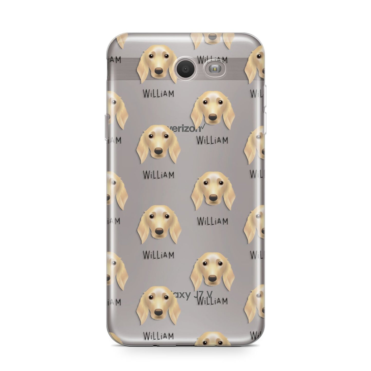 Golden Dox Icon with Name Samsung Galaxy J7 2017 Case