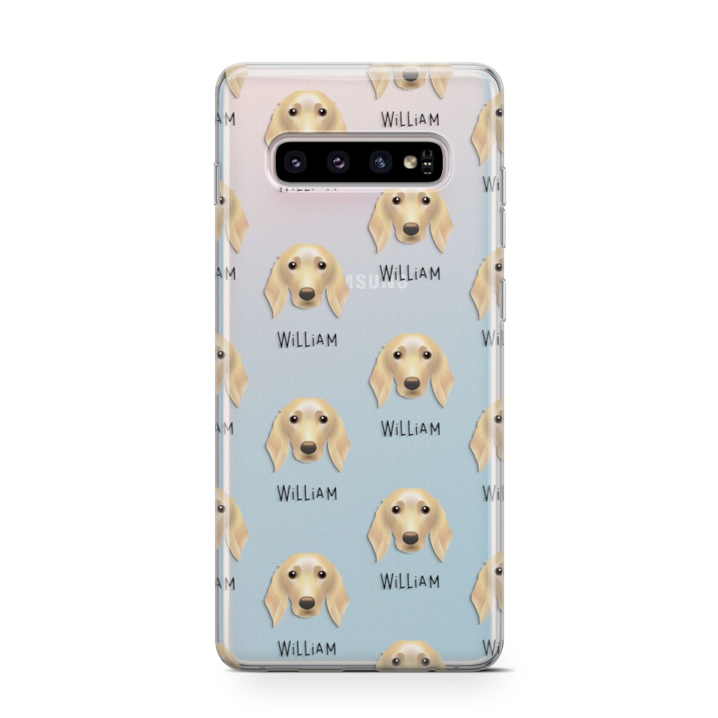 Golden Dox Icon with Name Samsung Galaxy S10 Case