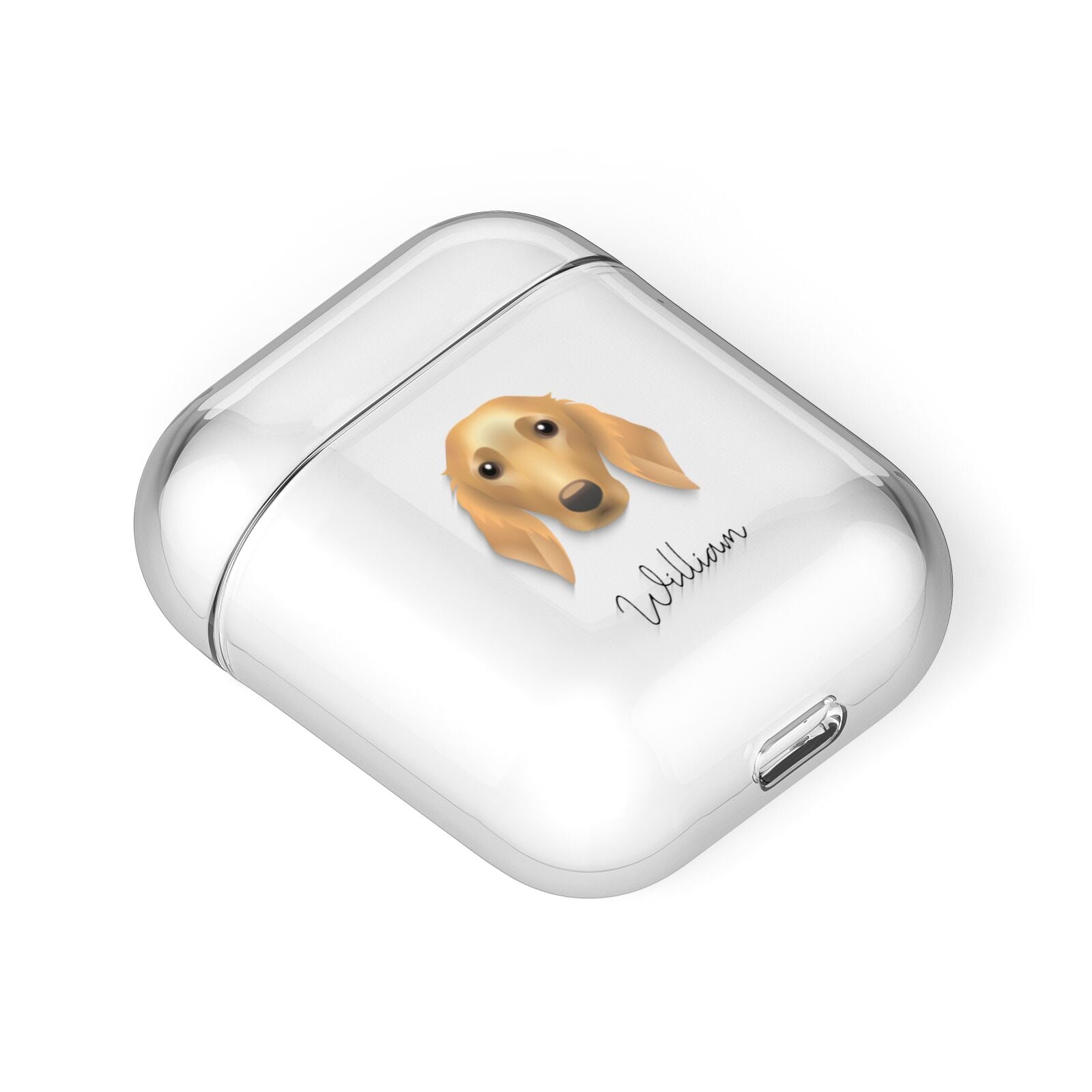 Golden Dox Personalised AirPods Case Laid Flat