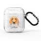 Golden Dox Personalised AirPods Glitter Case
