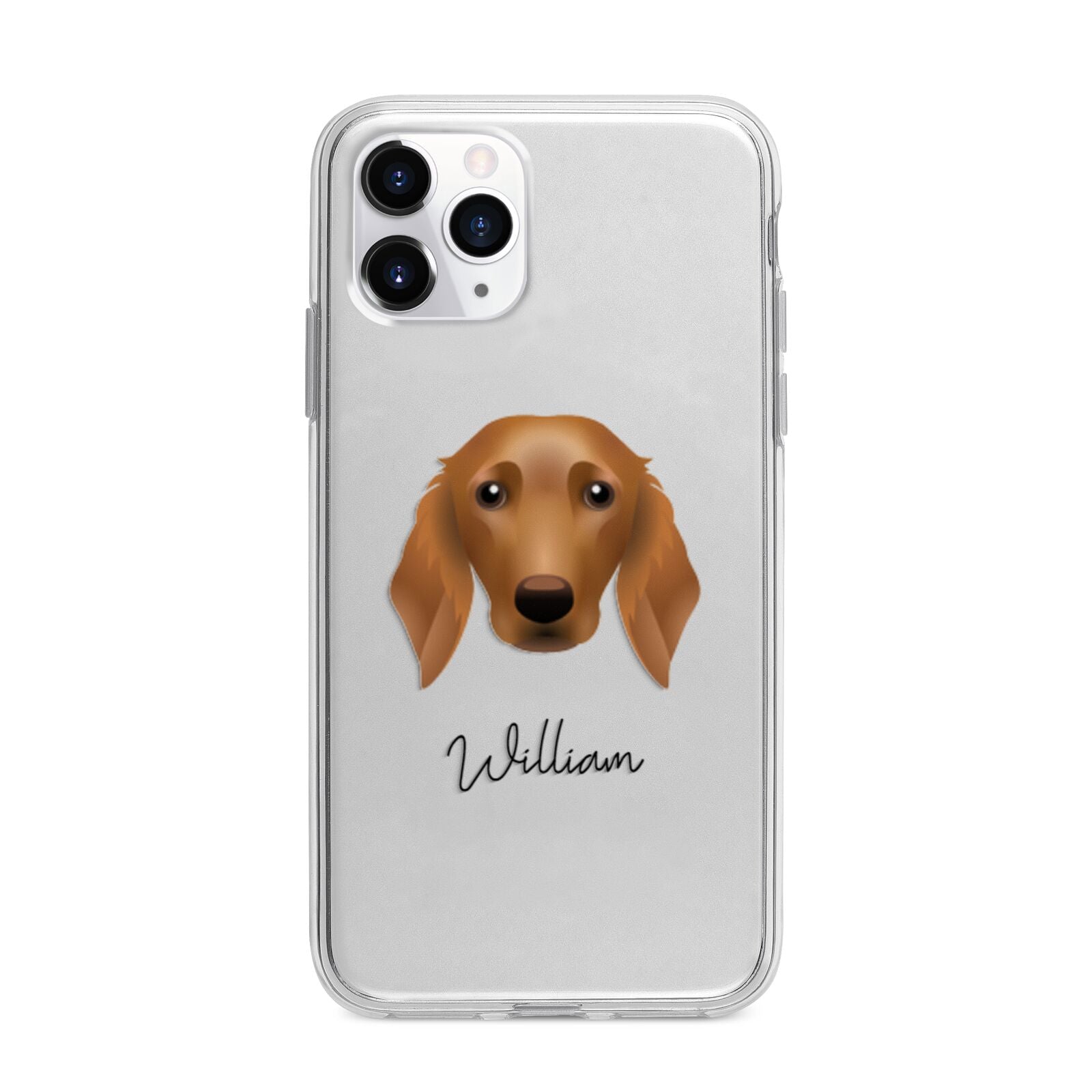 Golden Dox Personalised Apple iPhone 11 Pro Max in Silver with Bumper Case