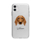 Golden Dox Personalised Apple iPhone 11 in White with Bumper Case