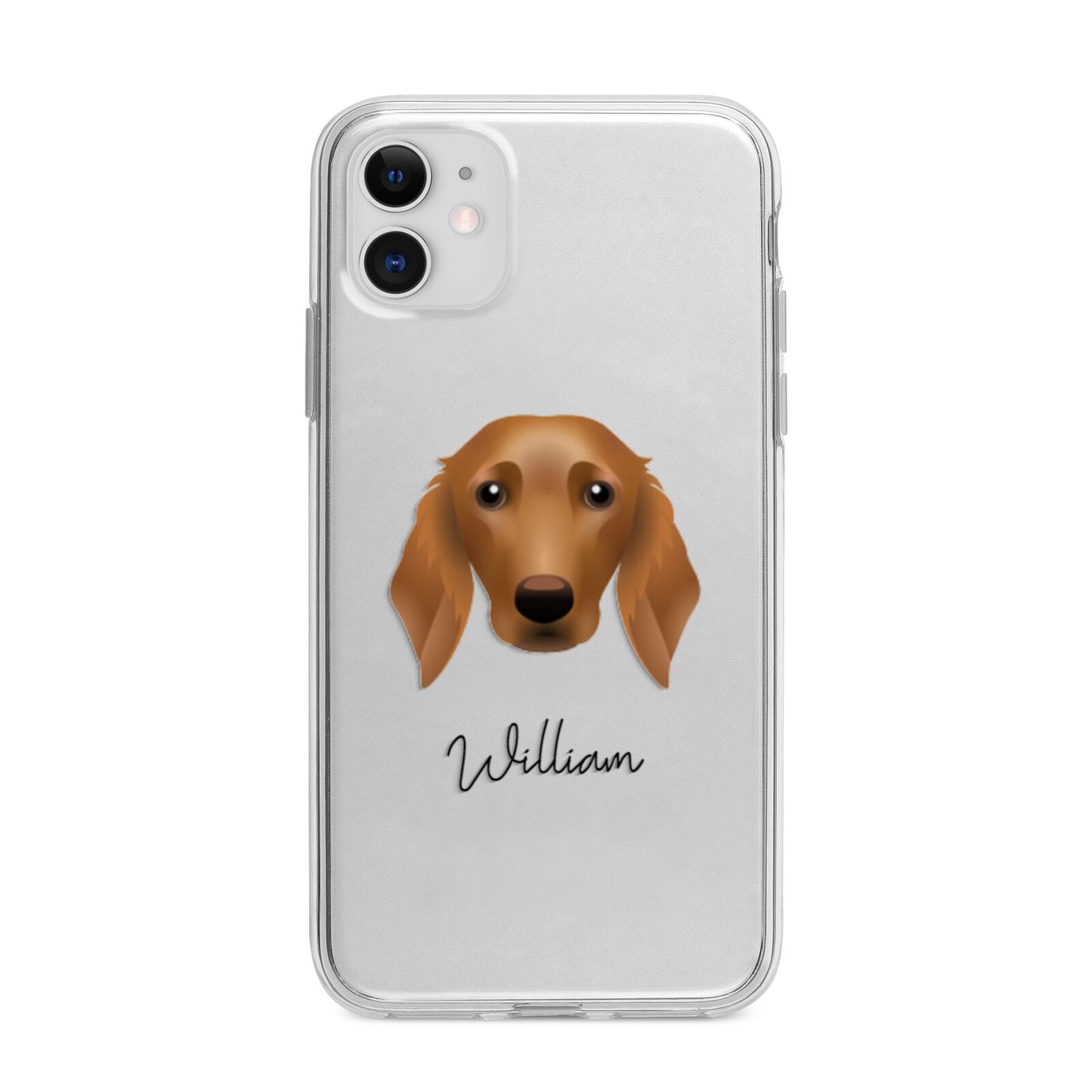 Golden Dox Personalised Apple iPhone 11 in White with Bumper Case
