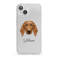 Golden Dox Personalised iPhone 13 Clear Bumper Case