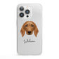 Golden Dox Personalised iPhone 13 Pro Clear Bumper Case