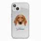 Golden Dox Personalised iPhone 13 TPU Impact Case with White Edges