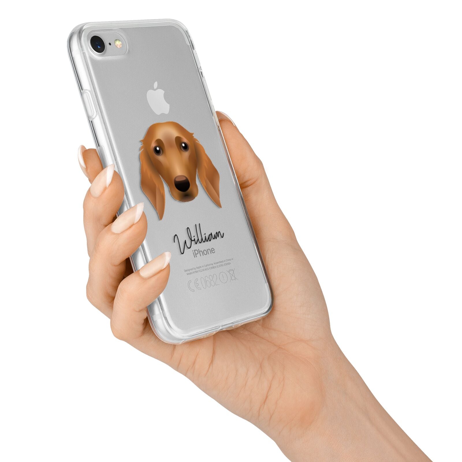 Golden Dox Personalised iPhone 7 Bumper Case on Silver iPhone Alternative Image