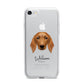 Golden Dox Personalised iPhone 7 Bumper Case on Silver iPhone