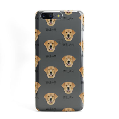 Golden Labrador Icon with Name OnePlus Case