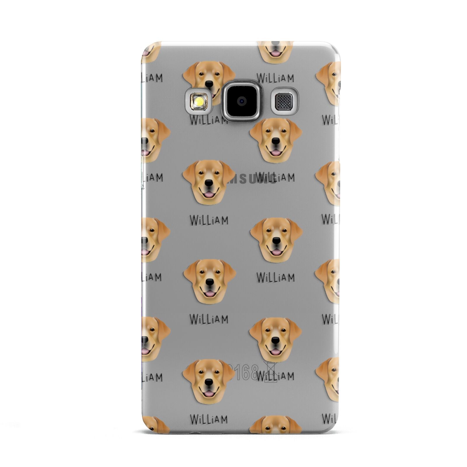 Golden Labrador Icon with Name Samsung Galaxy A5 Case