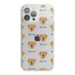 Golden Labrador Icon with Name iPhone 13 Pro Max TPU Impact Case with White Edges